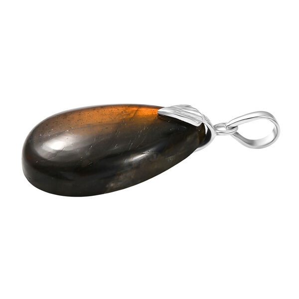 D'Joy Feuer Labradorit Anh&auml;nger 925 Silber ca. 33,07 ct. image number 4