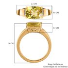 AAA Ouro Verde Quarz und Topas Ring, ca. 2,19 ct. image number 6