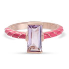 Rosa Amethyst Ring 925 Silber rosévergoldet (Größe 16.00) ca. 1,35 ct image number 0