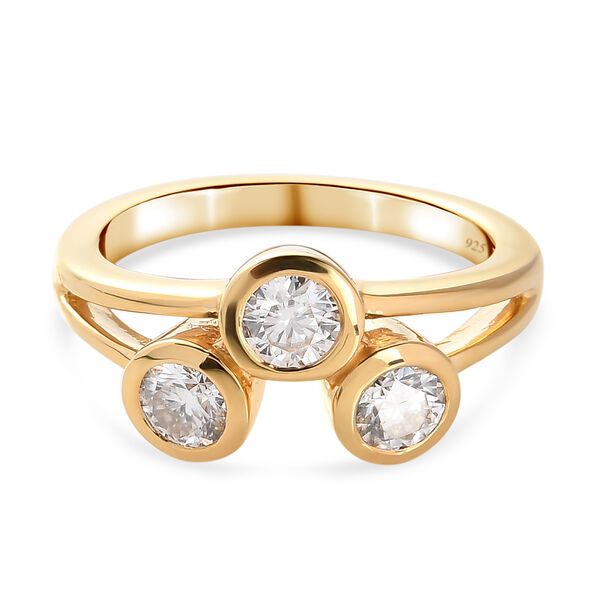 Moissanit Ring - 0,66 ct.