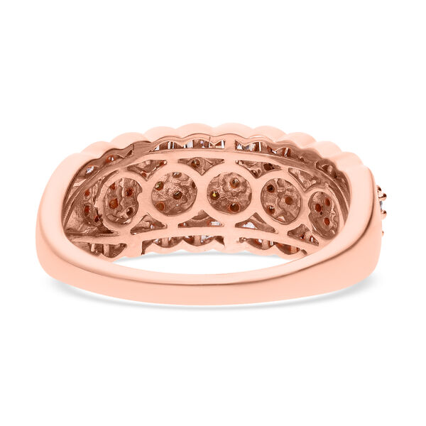 Nat&uuml;rlicher Champagner Diamant-Ring - 1 ct. image number 3