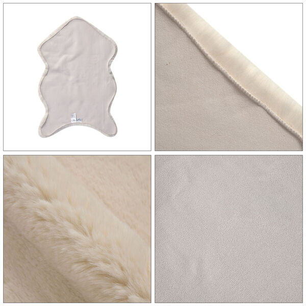 Luxury Edition: Supersoft Kunstfell Teppich, 160x230 cm, 1200 GSM, Elfenbein image number 4