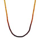 Baltischer Bernstein Halskette ca. 50 cm 925 Silber rhodiniert ca. 57,70 ct.