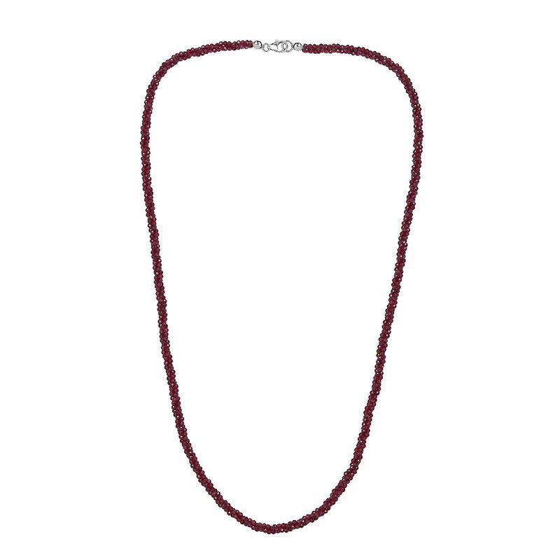 Rhodolith Granat Halskette, 60cm - 100 ct. image number 0
