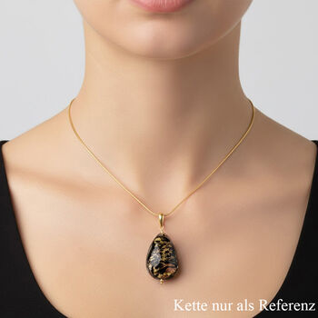 IL MURANO DI FRANCESCA - Jungle Mood Anh&auml;nger 925 Silber 750 Gelb Vergoldet