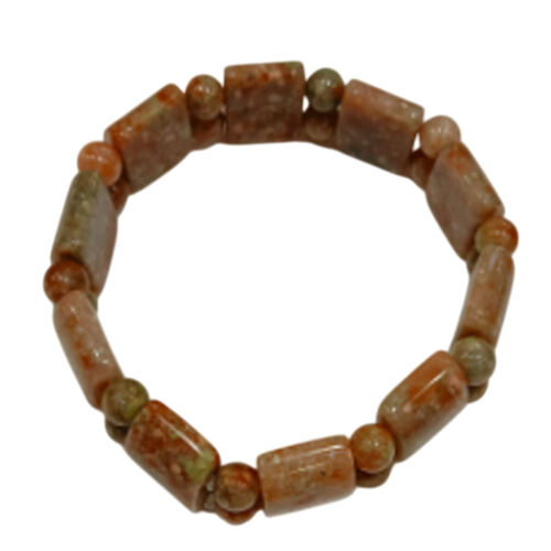 Herbstjaspis Armband Flexibel ca. 152.50 ct image number 0
