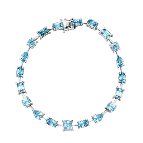 AA blaues Zirkon Armband image number 0