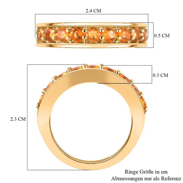Salamanca Feueropal-Half-Eternity-Ring - 0,66 ct. image number 7