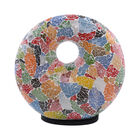 Mosaikglaslampe, Donut-Form, Mehrfarbig  image number 0