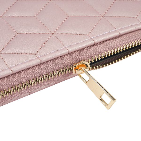 Brieftasche aus Kunstleder, Rosa image number 4
