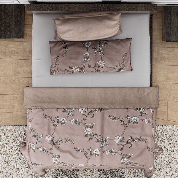 6-teiliges Set: antibakterielle, antiallergische Mikrofaser-Bettw&auml;sche, Herbst-Karamell image number 3