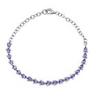 D'Joy Tansanit Armband ca. 20 cm 925 Silber rhodiniert ca. 2,72 ct.