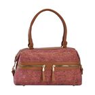 Umweltfreundliche Kork Tragetasche mit RFID Schutz, 35x20x10cm, rot