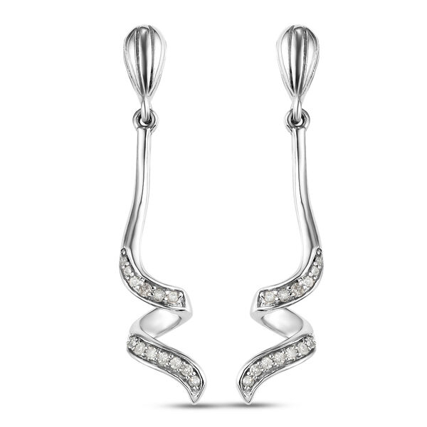 Diamant Ohrh&auml;nger in Silber