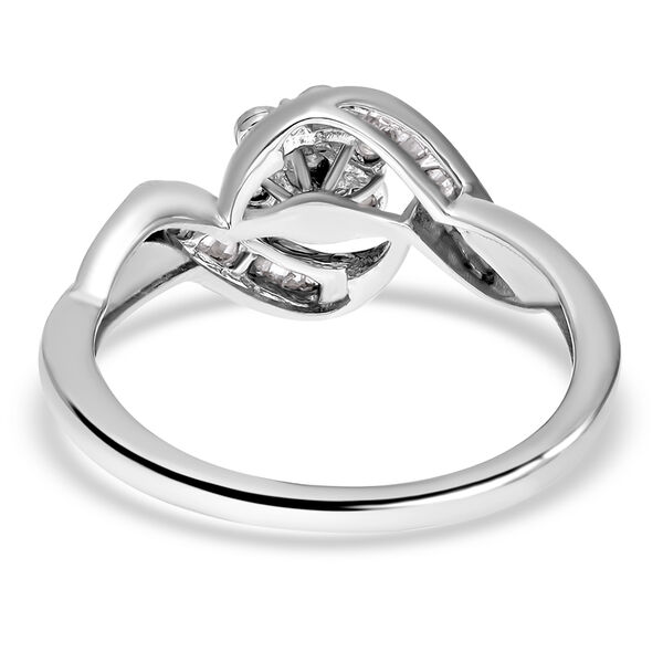 Wei&szlig;er Diamant-Bypass-Ring - 0,33 ct. image number 5
