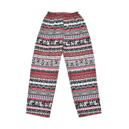 Hose für Damen, Länge 103cm, Hüfte 66cm und Taille 56cm, Rosa und schwarz