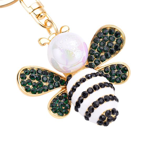 Mehrfarbige Kristall-Sternschnuppe-, Biene- und Schmetterling-Schl&uuml;sselanh&auml;nger image number 4