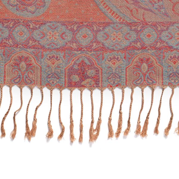 Paisley Schal, pfirsisch image number 3