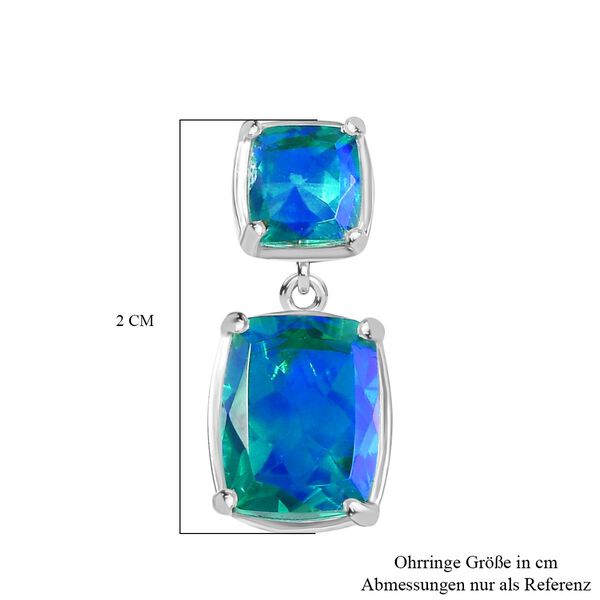 Pfau Triplett Quarz-Ohrringe in Silber, 8,13 ct. image number 7