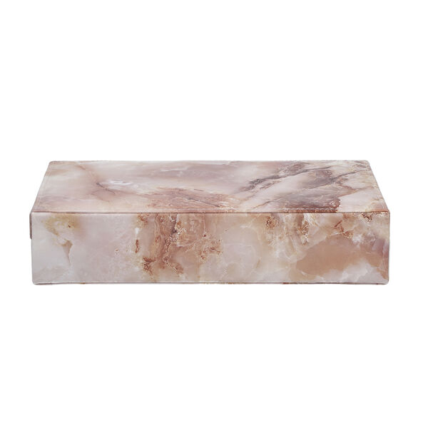 Ringkoffer mit 8 Kettenhaken und Taschen, Marmoriert, Hellbraun image number 4