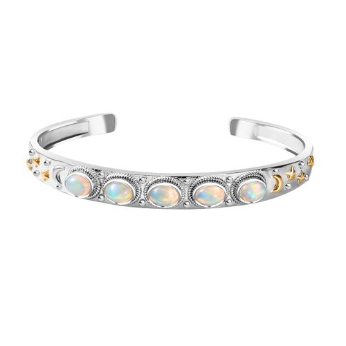 AA Natürlicher, äthiopischer Welo Opal-Armreif -19 cm  - 2,69 ct. image number 0