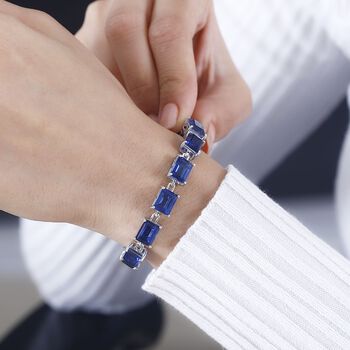 Ceylonfarbenes Quarz-Armband, 20 cm - 40,08 ct.