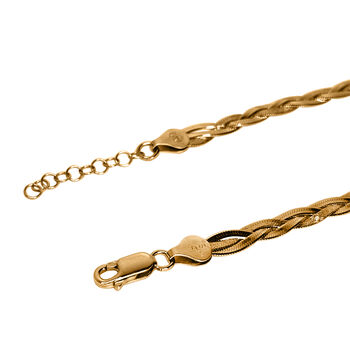 Zartes italienisches geflochtenes Armband