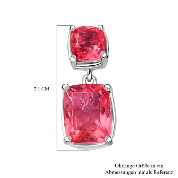 Lachs Triplett Quarz Ohrringe - 9,67 ct. image number 5