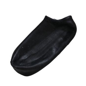 Silikon-Feuchtigkeitssocken f&uuml;r Fu&szlig;pflege mit Anti-Rutsch-Noppen, 21&times;9,5 cm, Schwarz