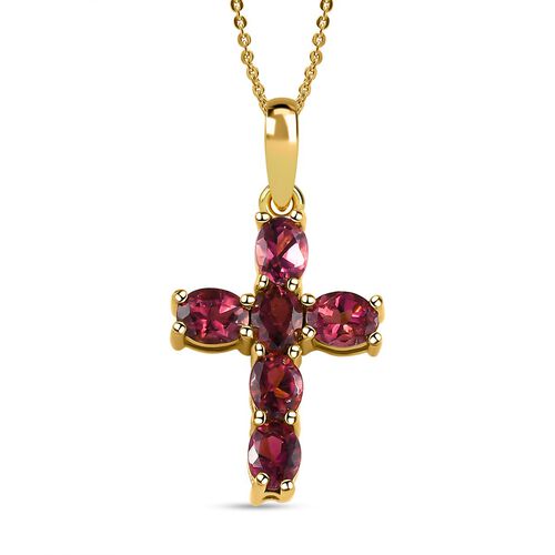 AA Rubellit Anhänger mit Kette, 50 cm - 1,09 ct. image number 0