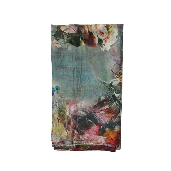 2er Set Luxus 100% Seidenschal und Aventurin Chakra-Armband image number 5