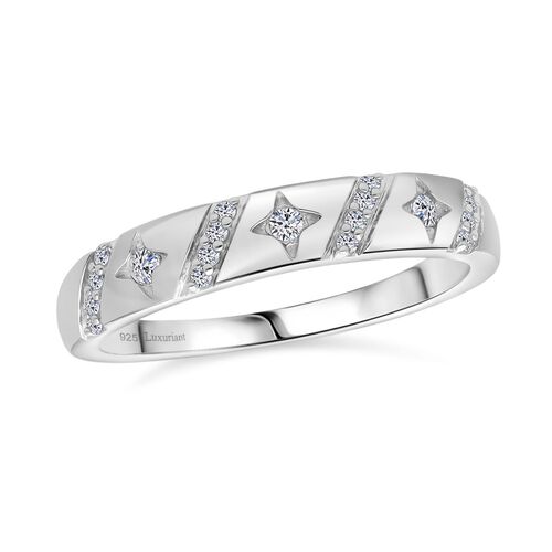 LUXURIANT DIAMOND -Lab Grown Diamant SI-GH Ring 925 Silber rhodiniert (Größe 21.00) ca. 0.17 ct image number 2