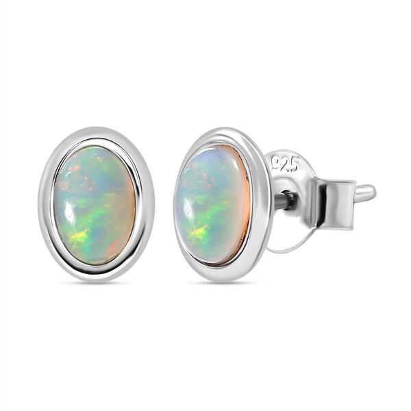 AA Natürliches, äthiopisches Welo Opal Schmuckset, 925 Silber rhodiniert - 1,61 ct. image number 6