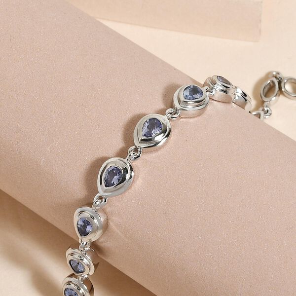 Tansanit-Armband in Silber, 1,31 ct. image number 2