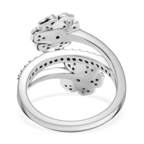 Lab Grown Diamant SI Ring 925 Silber rhodiniert (Größe 21.00) ca. 0,50 ct image number 5
