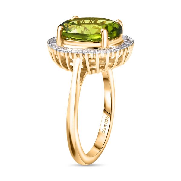 D'Joy AAA Peridot und Diamant Ring - 5,43 ct. image number 5