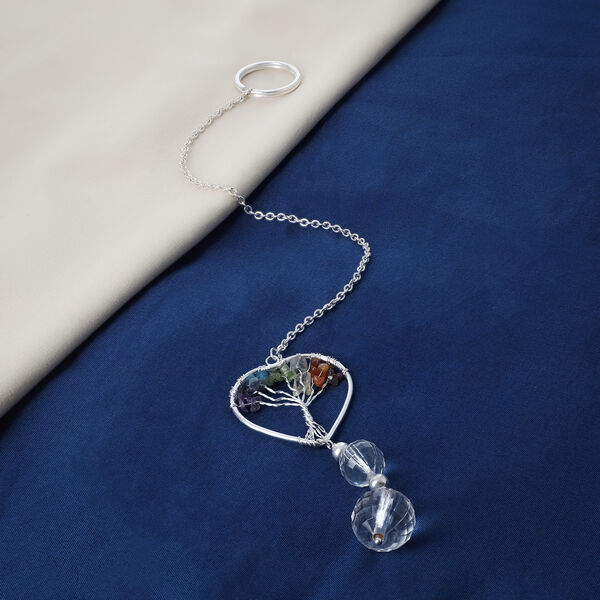 Kristallkugel Prismen Sonnenf&auml;nger h&auml;ngende Verzierung mit bunten Kristallperlen image number 2