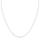 Lange Kandare Gliederkette mit Silber D. Schliff, ca. 45 cm, 925 Silber