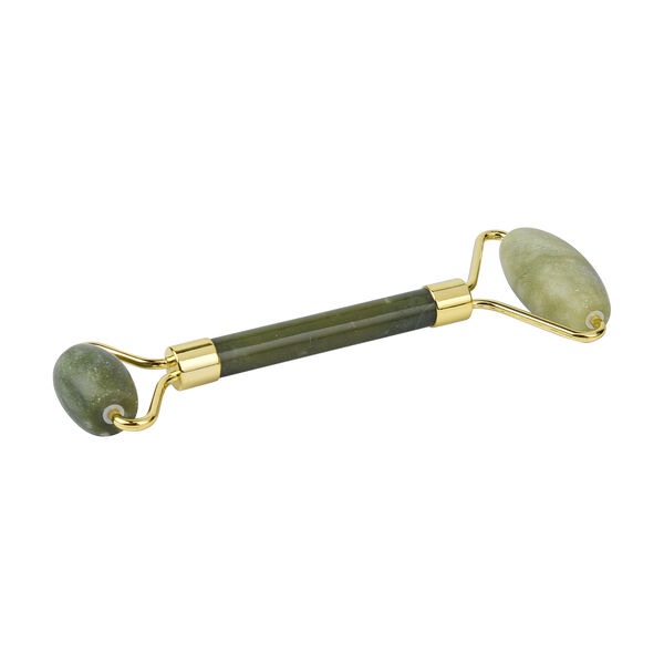 Grüner Jade Roller, Gesichts Massagegerät, Größe 14,5x5,5 cm image number 5