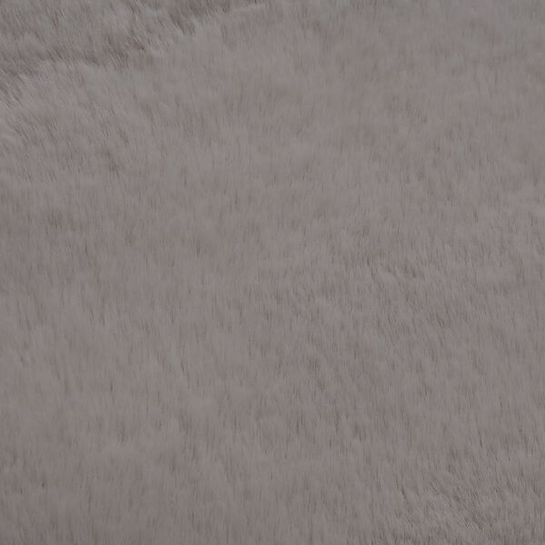 Kunstfell-Teppich mit Schaumstoffbasis, Wolkenform, 100x180 cm, Reinweiß image number 4