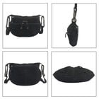 Crossbody Tasche aus 100% echtem Leder, Größe 33x3,8x25,4 cm, Schwarz image number 5