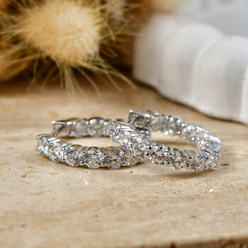 LUXURIANT DIAMOND - Lab Grown Diamant SI-GH Ohrringe 925 Silber Rhodiniert ca. 5.35 ct