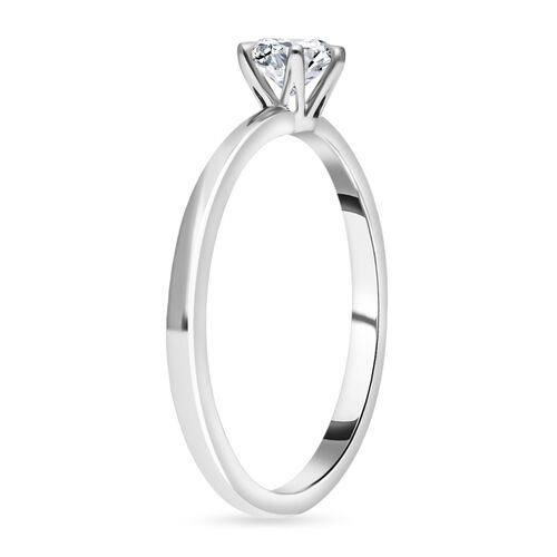 LUXURIANT DIAMOND- IGI zertifizierter SI-GH Labor Diamant Ring in 950 Platin- 0,75 ct. image number 4