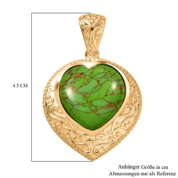 EverTrue gr&uuml;ner T&uuml;rkis Anh&auml;nger - 16,82 ct. image number 6
