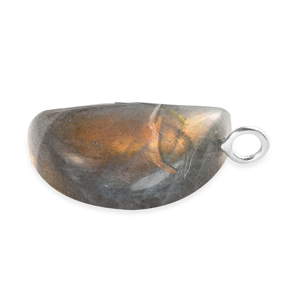 Feuer-Labradorit-Anh&auml;nger, 925 Silber ca. 16,47 ct image number 4