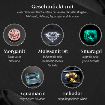 Multi-Edelstein-Ring - 4,15 ct.