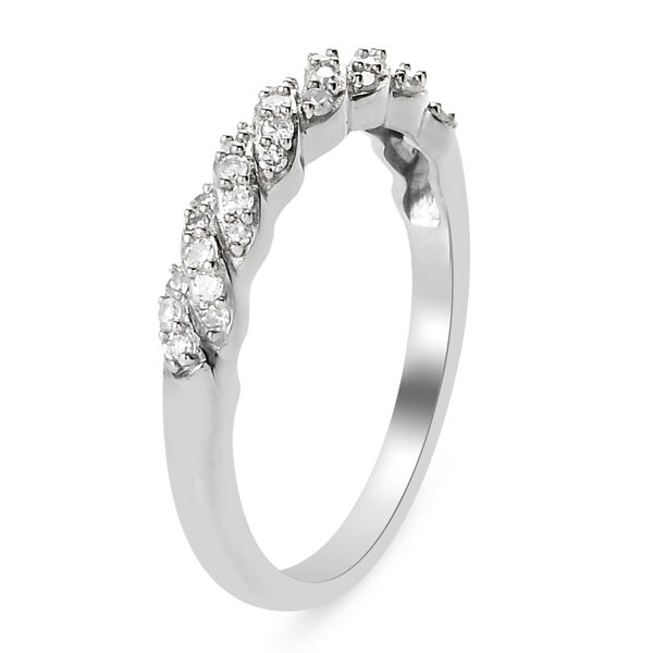 Diamant Ring 925 Silber platiniert  ca. 0,20 ct image number 5