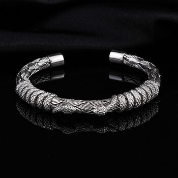 Royal Bali Kollektion- Armreif im Schlangendesign 19 cm