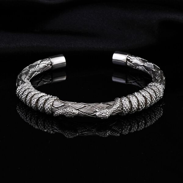 Royal Bali Kollektion- Armreif im Schlangendesign 19 cm image number 1