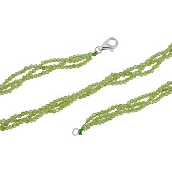 Peridot Halskette, 50 cm - 52,50 ct.